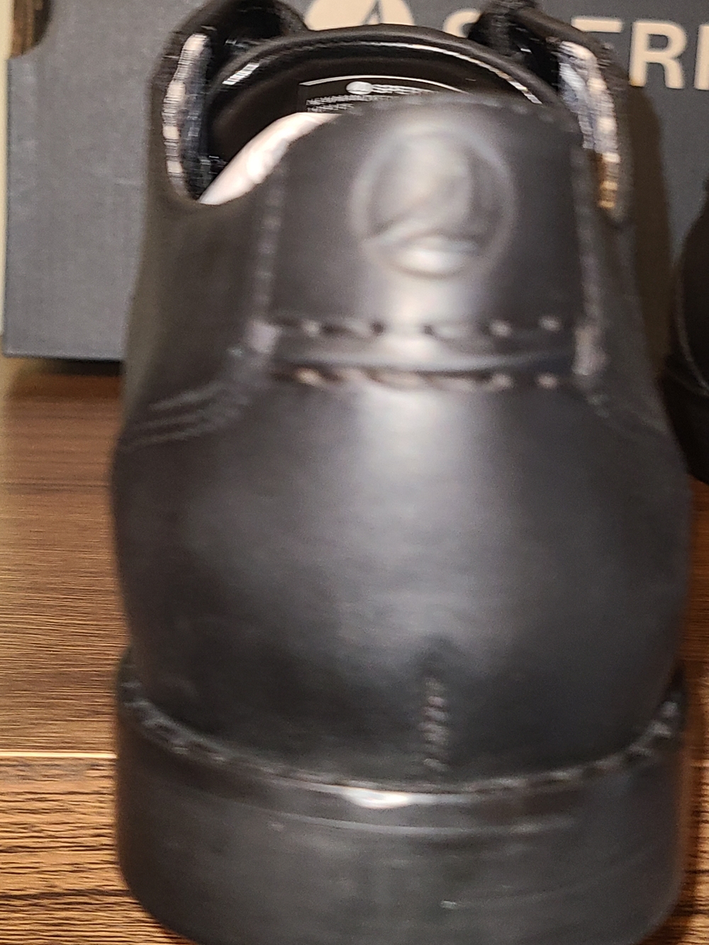Sperry Newman Oxford Black Leather Men's Shoe - Picture 5 of 16
